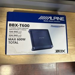 Alpine BBX-T600 2-Channel Power Amplifier – 600W Max