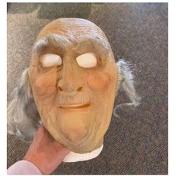 Vintage 1971 Old Man Mask By Cesar 