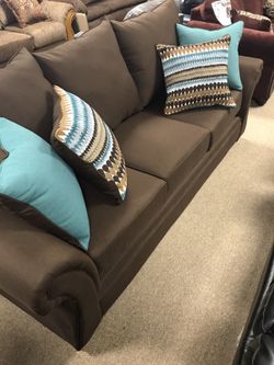 New Luxury Couch Sofa With pillows! SALE ON BEDROOM SUITES, RECLINERS AND BUNKBED