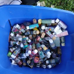 Many Acrylic Paint Colors