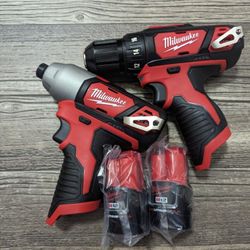 Milwaukee M12 Drill And Impact Driver