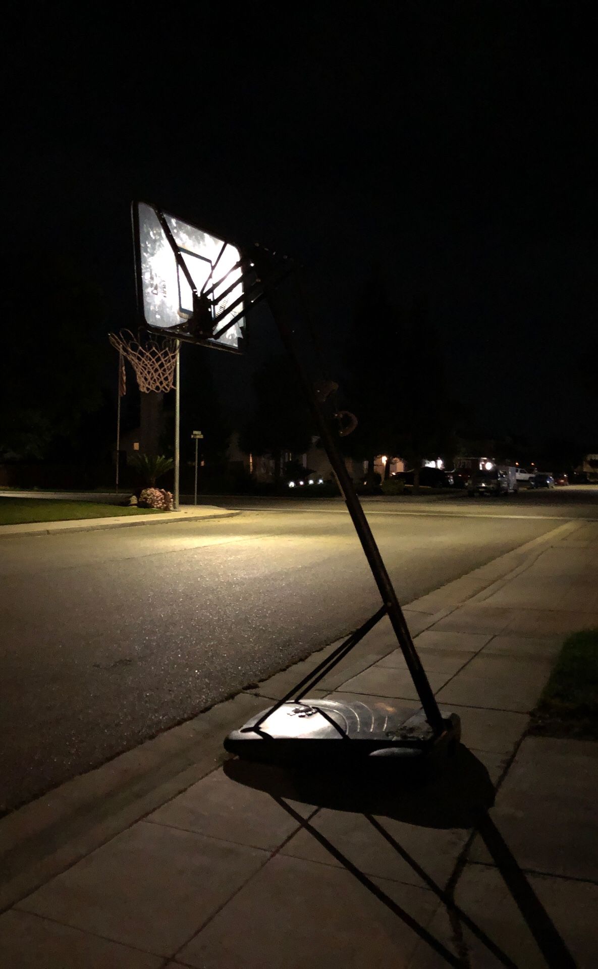 This basketball hoop used by lebron James 500