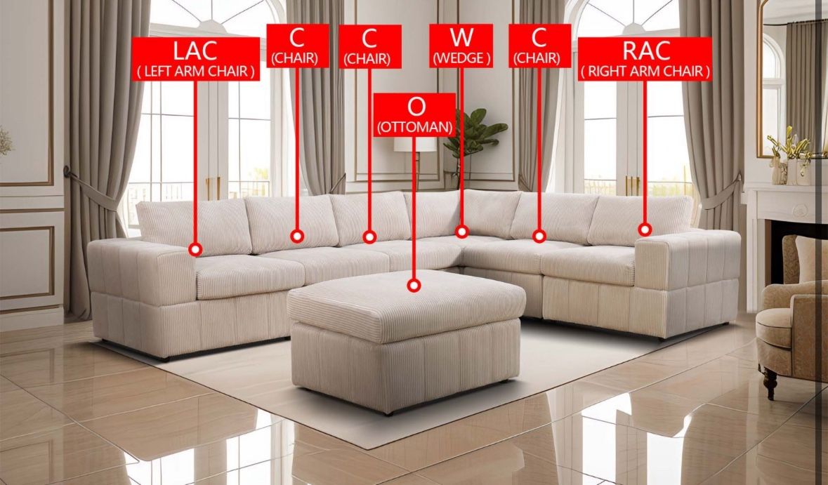 🌼FREE DELIVERY🌼Brand New Sectional Sofa Couch 