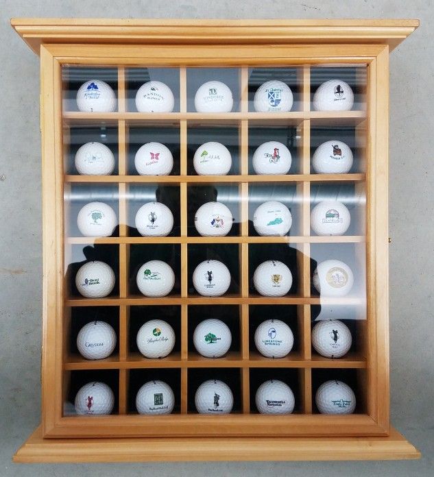 Golf Balls Display Case/Golf Club Logo Balls