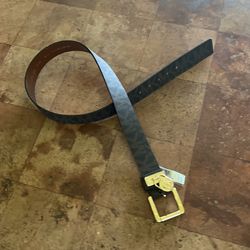 MK Brown W/gold Hardware Ladies Belt size M