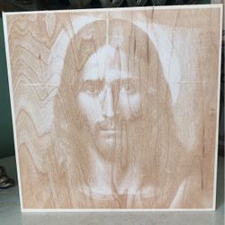 Authentic Wooden Jesus Picture