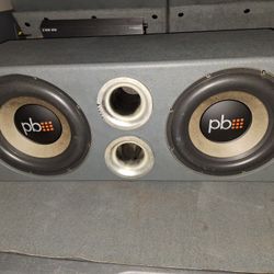Pb Subwoofers In Box 2amps 