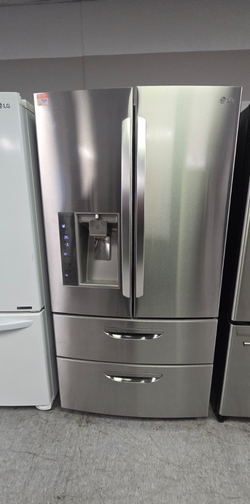 LG 4‑Door French Door Fridge – Stainless, Ice & Water