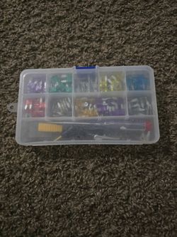 Car Blade Fuse Assortment Kit with Test Light Tester