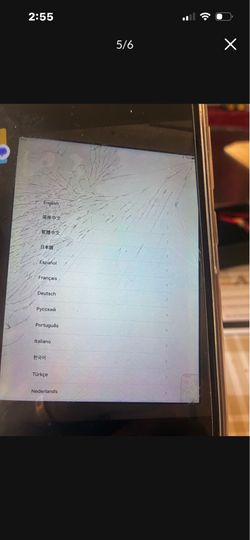 Apple iPad with Cracked Screen( need repair) work Perfect