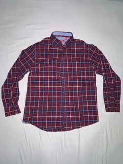 IZOD Men's Plaid Button-Down Shirt