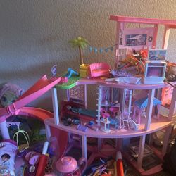 Barbie Castle With accessories!! 