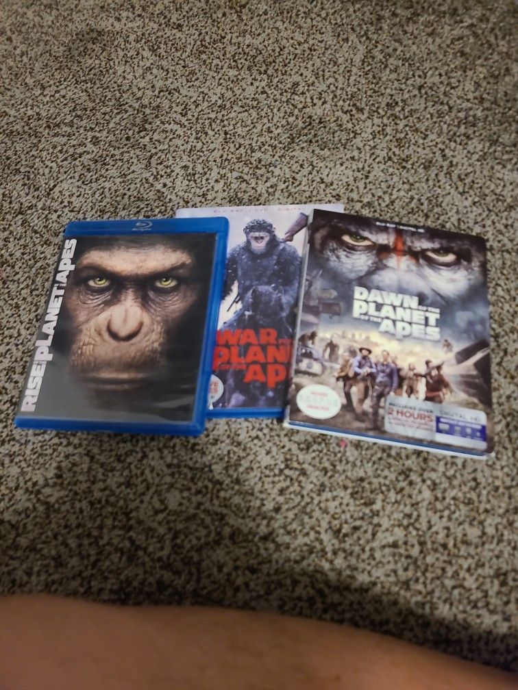 Planet Of The Apes Trilogy Blu Ray