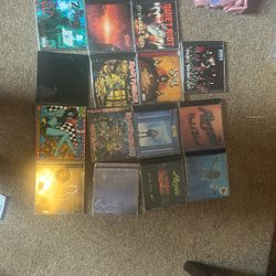 15 rock and metal CDs