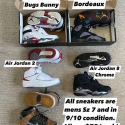 Air Jordan Sneakers Size 7 Or Women’s 8.5