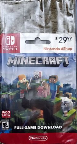Minecraft Nintendo Eshop code
