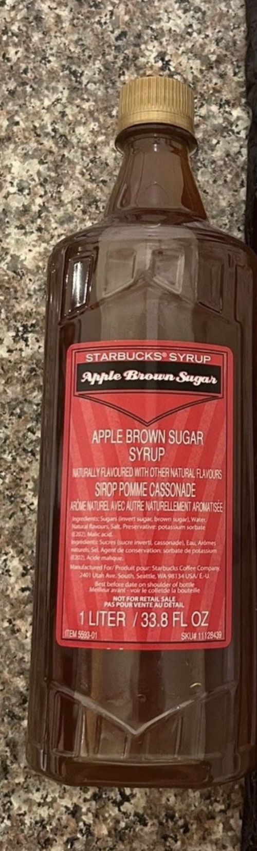 Starbucks Spiced Apple Brown Sugar Syrup