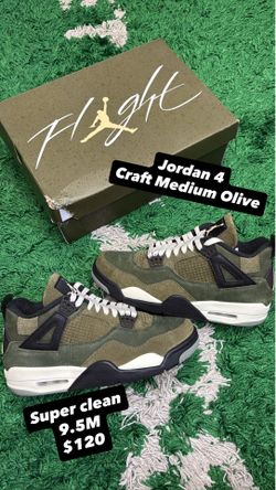 Jordan 4 craft Medium Olive
