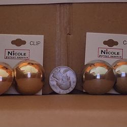 2 Pair Of CLIP on Earrings 