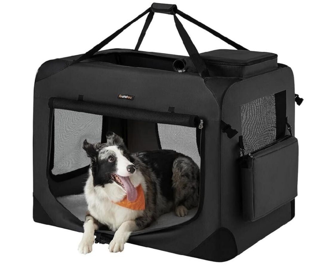 NEW Feandrea 36 Inch Collapsible Soft Dog Crate