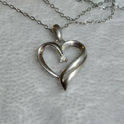 Diamond Heart Necklace