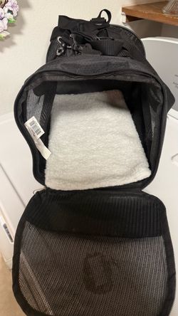 Black Pet Carrier Backpack