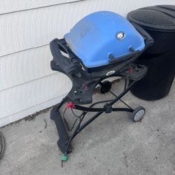 Used Weber Camping Grill and Stand 