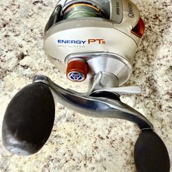  Quantum Energy saltwater baitcast fishing reel.