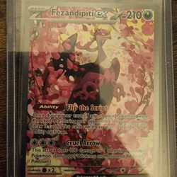 Pokemon TCG Fezandipiti ex 288/217 Special Illustration Rare Ascended Hero’s NM