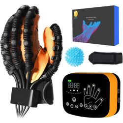 Upgraded Rehabilitation Robotic Gloves for Hempiplegia Stroke Paralysis Arthriti Patient Physical Reabilitech, Finger and Hand Function Workout Recove