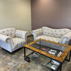 Chair Loveseat Coffee table