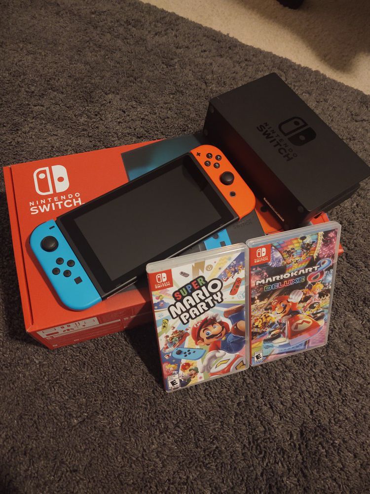New Nintendo Switch With 2 Games!!