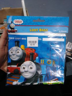 Thomas and friends 8 piece loot bags