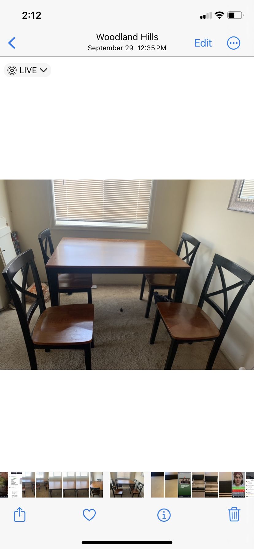 Dining Table With 4 Dining Chairs
