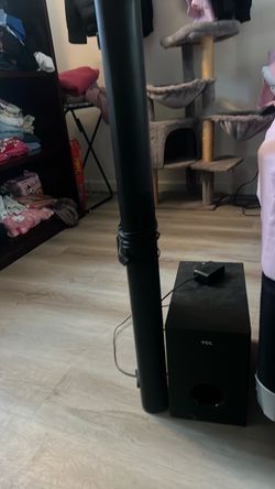 TCL speaker and subwoofer