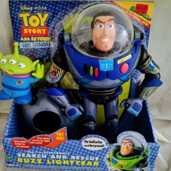 COLLECTOR - BUZZ LIGHTYEAR SEARCH & RESCUE 2001 With Alien and Backpack
