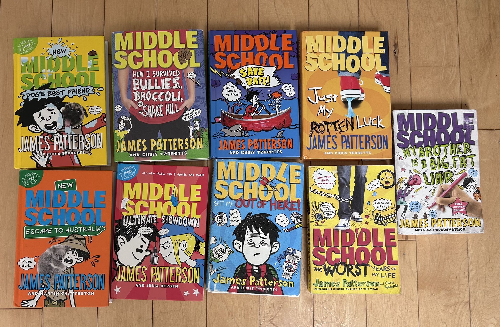James Patterson Middle School Series Books