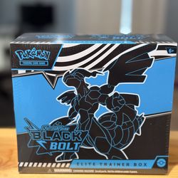 Black Bolt Pokemon ETB