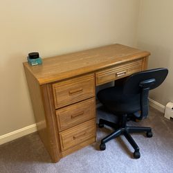 Dresser/bookcase And Desk 