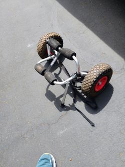 Kayak canoe trolley dolly