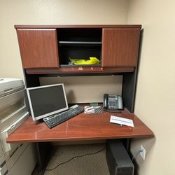 Moving-Closing office.  Furniture. Chair. Printer. 