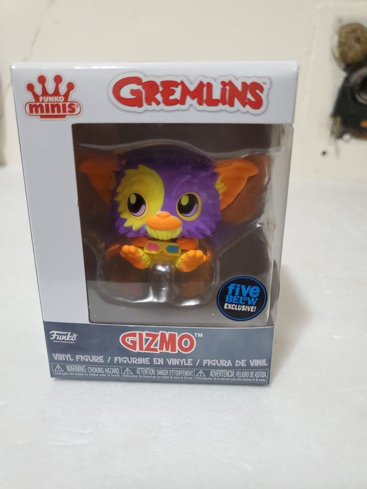 Funko Minis Gremlins BLACKLIGHT Gizmo with glasses Five Below Exclusive Toy