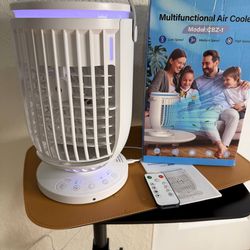 Portable Evaporative Air Conditioner 4-in-1 Fan 120° Room Office