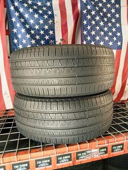 🇺🇸 2 GREAT USED TIRES 275/40R22 PIRELLI SCORPION VERDE ALL SEASON TRUCK SUV SPORT USED TIRES 275 40 22