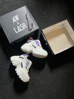 Anthony wang lasr rave sneakers