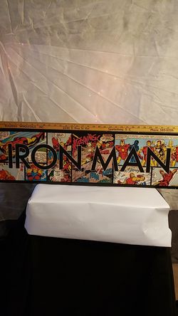 IRONMAN Marvel comic canvas