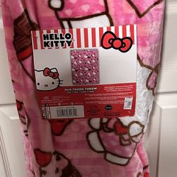 Hello Kitty Valentine Chocolate Blanket