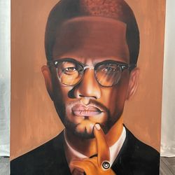 Original Malcolm X Painting