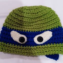 Never Worn Knitted Ninja Turle Beanie