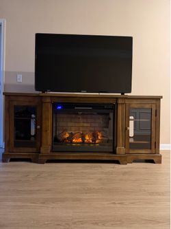 Large Fireplace TV Stand / Entertainment Center